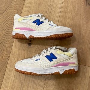 Women’s new balance 550. Worn once. Perfect condition.